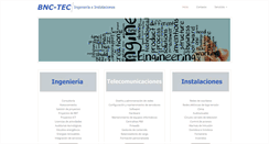 Desktop Screenshot of bnc-tec.com